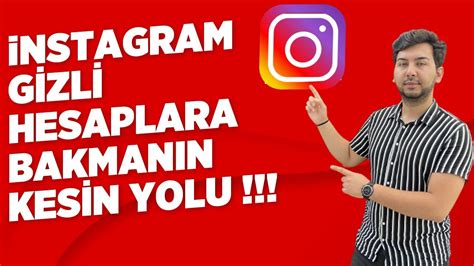 Instagram Gizli Hesaplara Bakma Yöntemleri